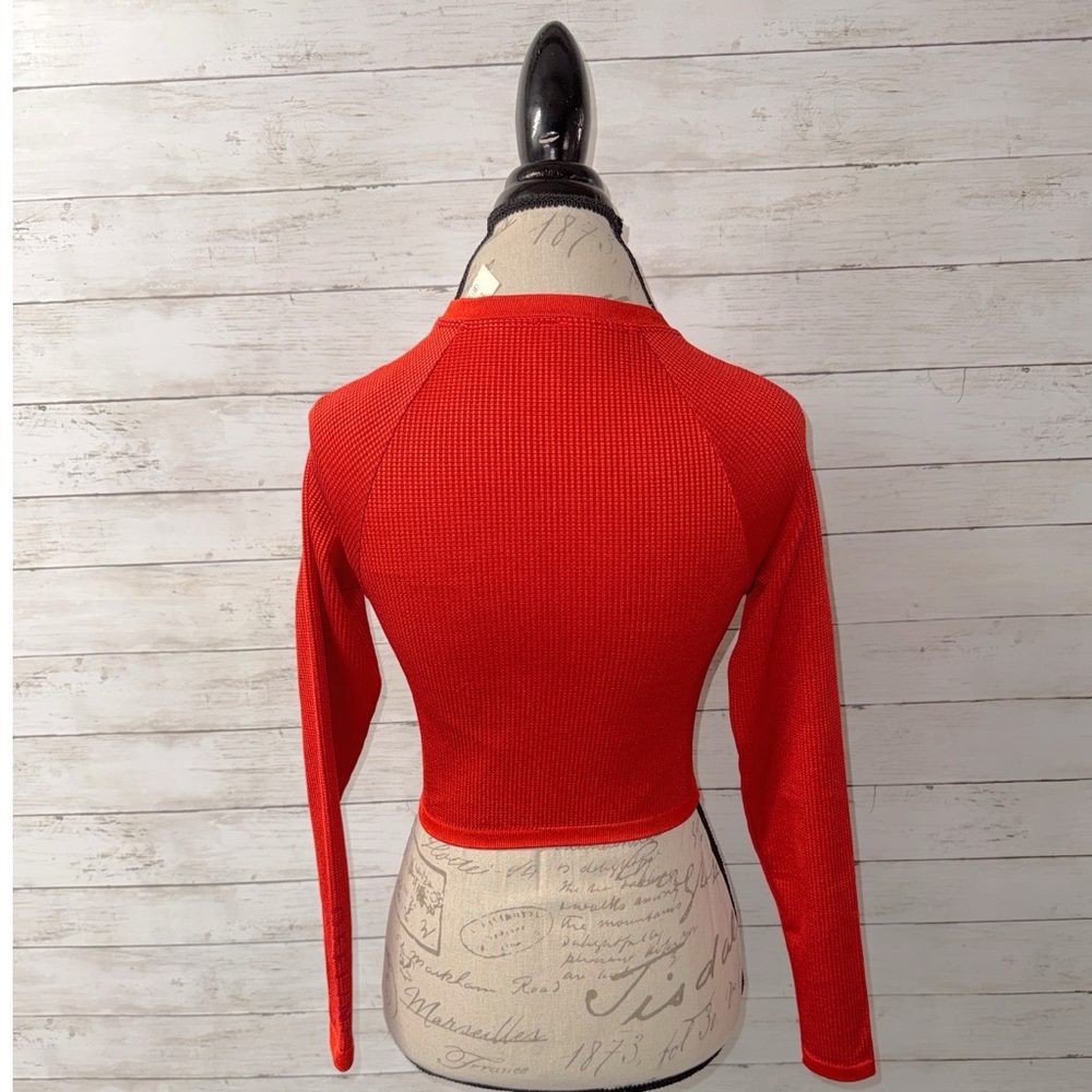 NWT! Aerie Seamless Waffle Long Sleeve - Picture 4 of 6